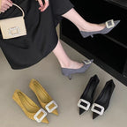 Damen elegante High Heels mit extravagantem Schmuckdetail R&B