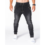 Herren Jogginghose im modernen Skinny Fit mit dehnbarer Baumwollmischung und sportlichen Details R&B