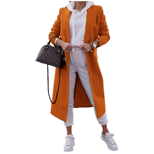 Damen eleganter Übergangsblazer mit modernem Schnitt und praktischen Taschen R&B