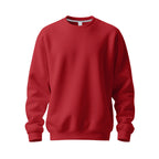 Herren nan Oversize-Rundhals-Sweatshirt aus weichem Baumwollfleece mit gerippten Bündchen R&B