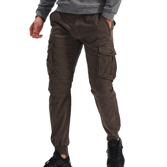 Herren Cargo-Hosen mit praktischen Taschen und elastischem Bund R&B