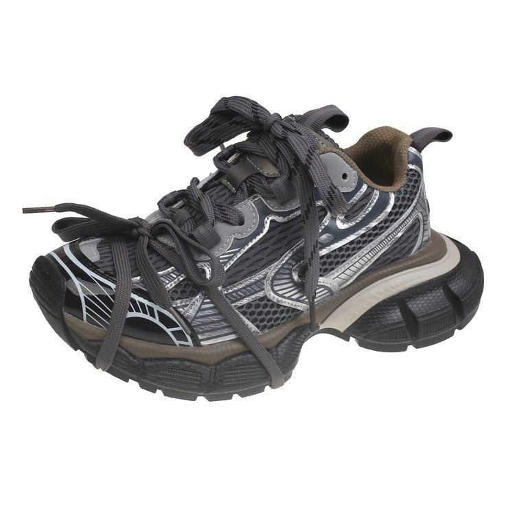 Damen sportliche Sneakers mit robustem Sohlenprofil und innovativem Design R&B
