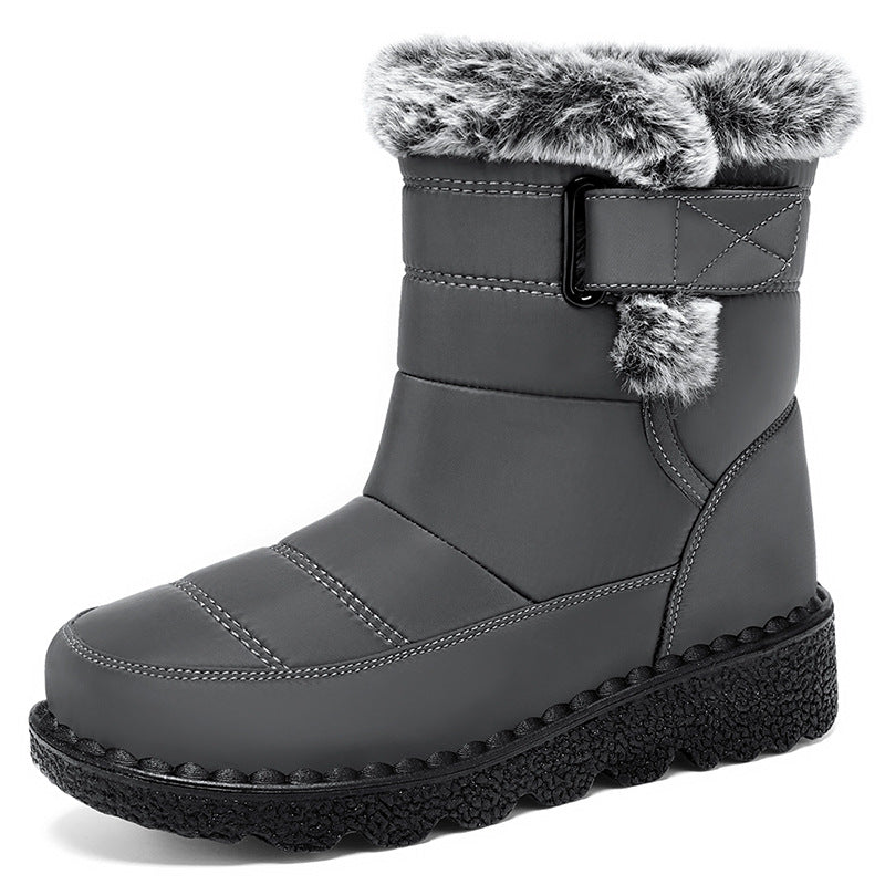Damen Kuschelige Winterstiefel mit Futter und rutschfester Sohle R&B