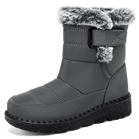 Damen Kuschelige Winterstiefel mit Futter und rutschfester Sohle R&B