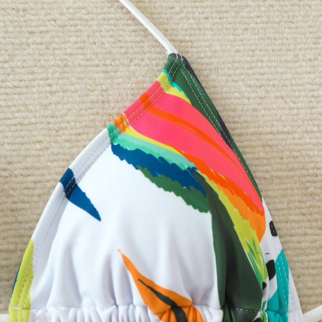 Damen Bikiniset mit lässigem Strandkleid R&B