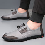 Herren Bequeme Mesh-Slipper mit elastischem Schnürsystem R&B