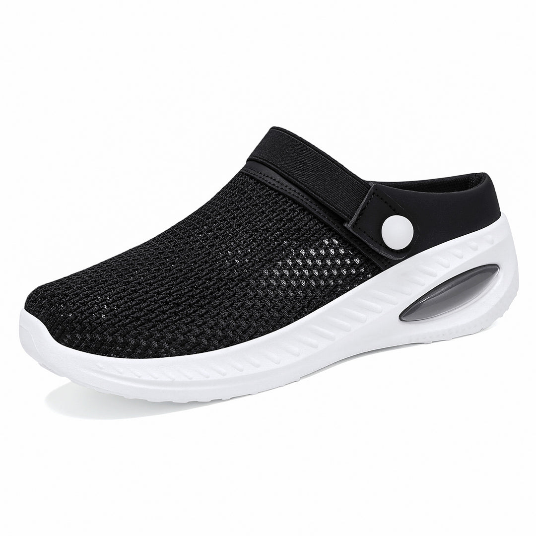 Damen Komfortable und stilvolle Clogs mit elastischem Riemen R&B