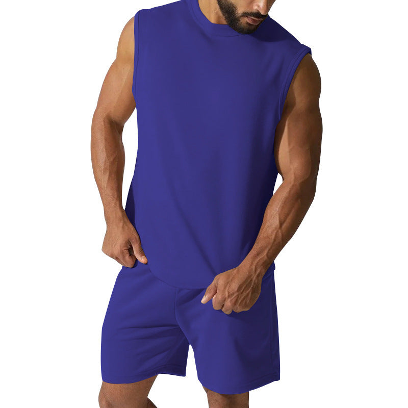 Herren sportliches Kurzarm-Set aus atmungsaktivem Material R&B
