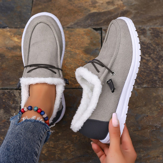 Damen Bequeme Slip-On Clogs mit kuscheligem Innenfutter und flexibler Sohle R&B