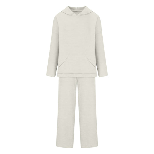 Damen lässiges Sweatshirt- und Pants-Set mit oversized Schnitt R&B