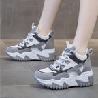 Damen Chunky Sneakers mit ergonomischer Laufsohle und atmungsaktiven Einsätzen R&B