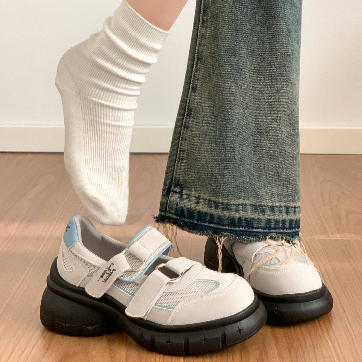 Damen Sportliche Sneaker mit Netz-Obermaterial und rutschfester Sohle R&B