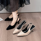 Damen Slingback-Pumps mit elegantem Design und Blockabsatz R&B