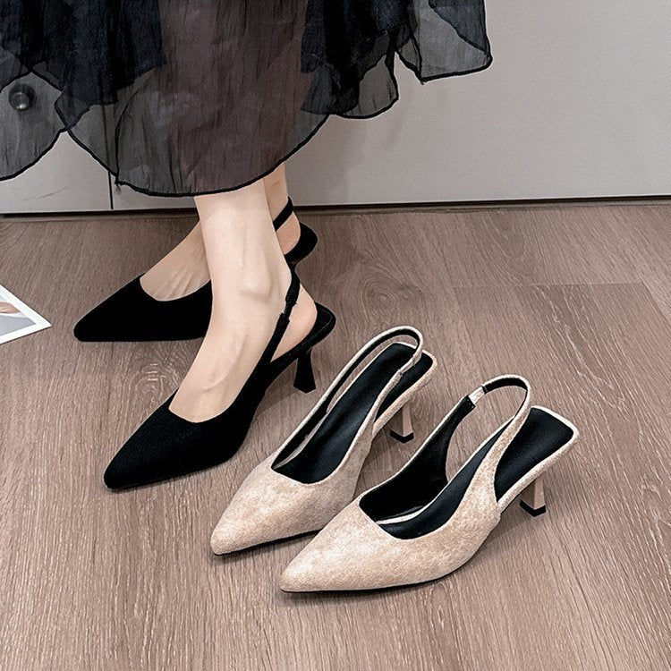 Damen Slingback-Pumps mit elegantem Design und Blockabsatz R&B