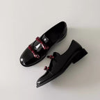 Damen elegante Schnürschuhe mit dekorativen Schnallen von R&B