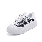 Damen modische Plateau Sneakers mit einzigartigem Design und bequemer Dämpfung R&B