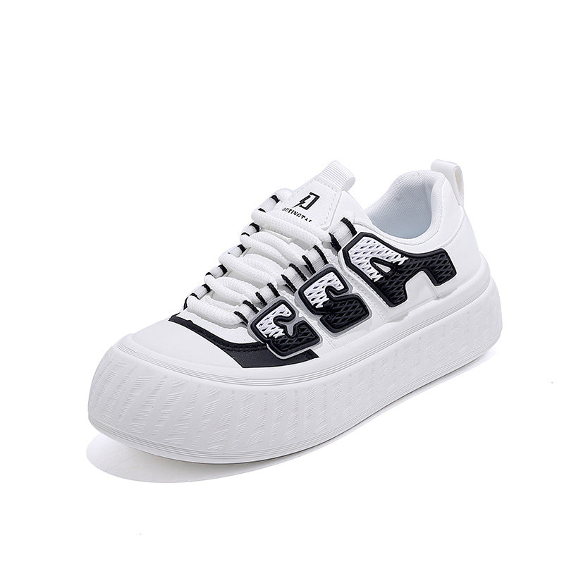 Damen modische Plateau Sneakers mit einzigartigem Design und bequemer Dämpfung R&B