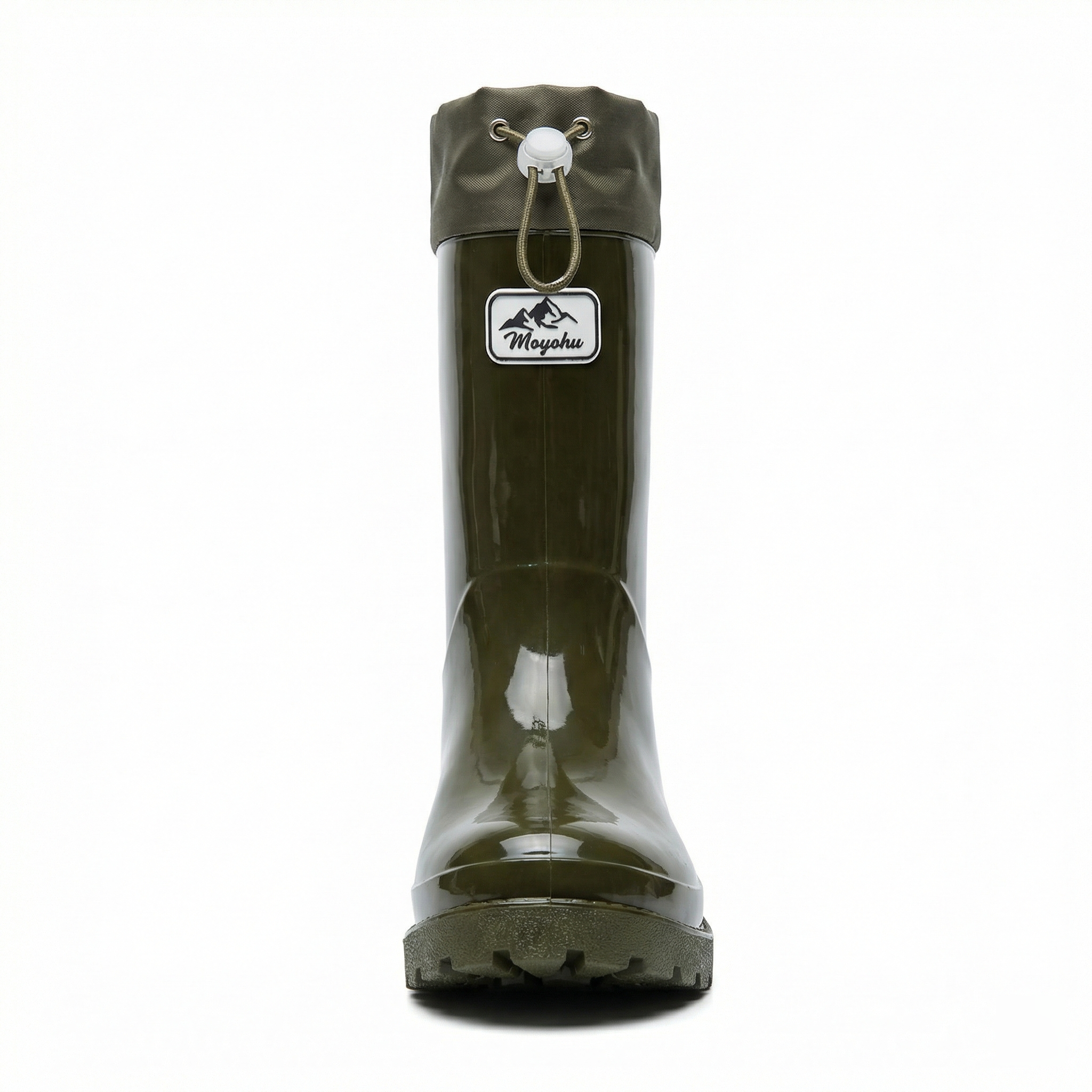 Damen Hochwertige und Stylische Gummistiefel mit Verstellbarem Schnürsystem R&B