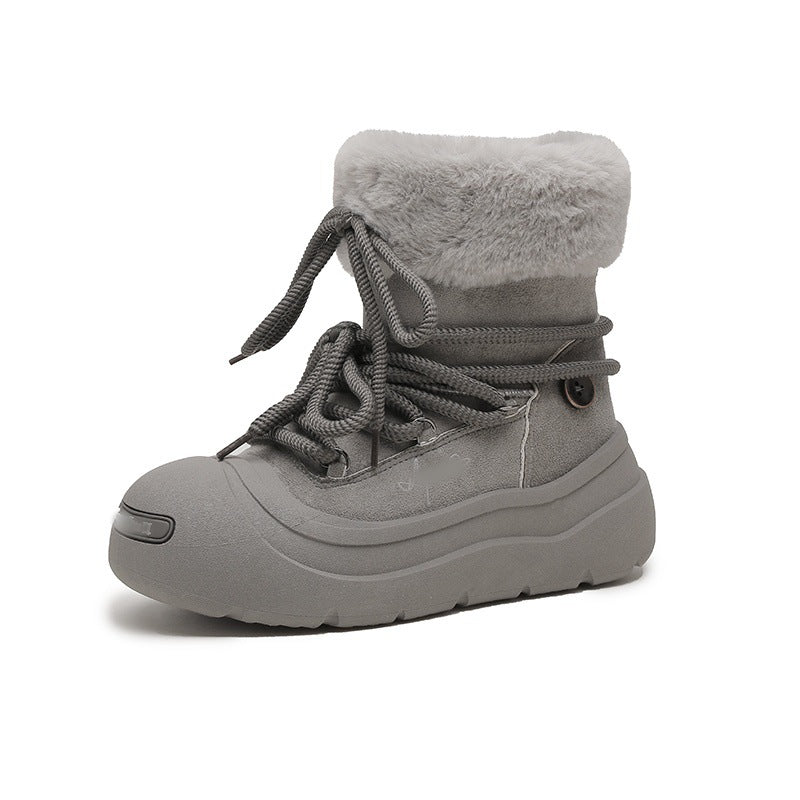 Damen Winterstiefel mit flauschigem Futter R&B