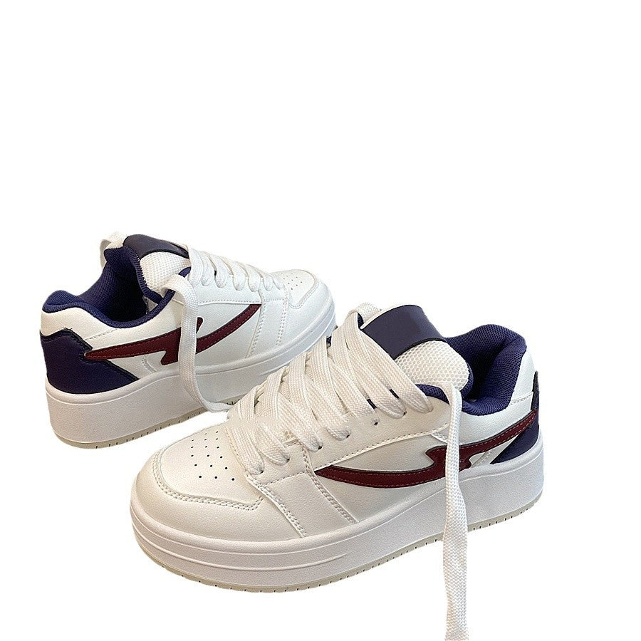 Damen modische Plateau Sneakers mit einzigartigem Schnitt R&B