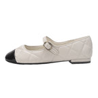 Damen Ballerinas mit verstellbarem Riemen und elegantem Kettenakzent R&B