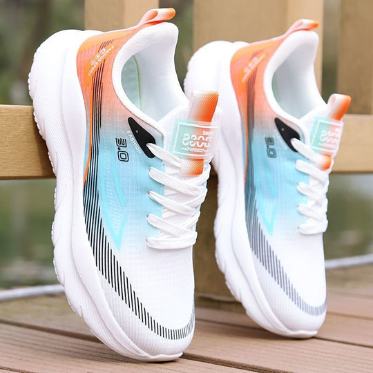 Damen Leichte und atmungsaktive Freizeitsneaker mit dämpfender Sohle R&B