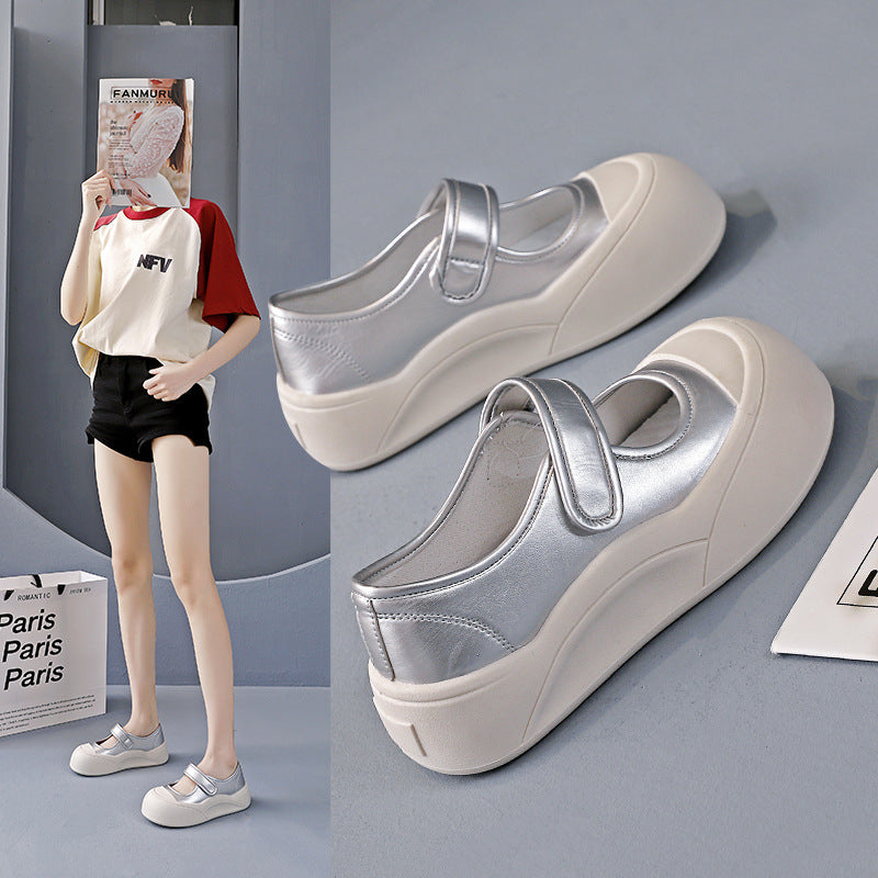 Damen Komfortable Clogsneaker mit verstellbarem Klettverschluss und rutschfester Sohle R&B