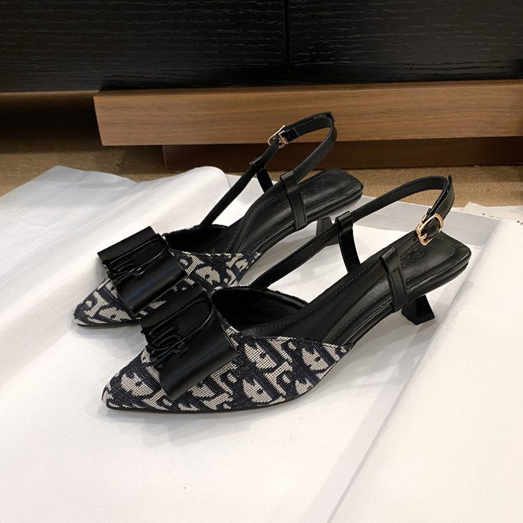 Damen Pumps mit dekorativem Schleifen-Design R&B