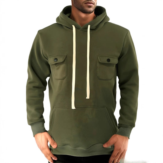 Herren Kapuzenpullover mit praktischen Taschen und modernem Design R&B
