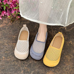 Damen Ballerinas aus atmungsaktivem Netzmaterial R&B