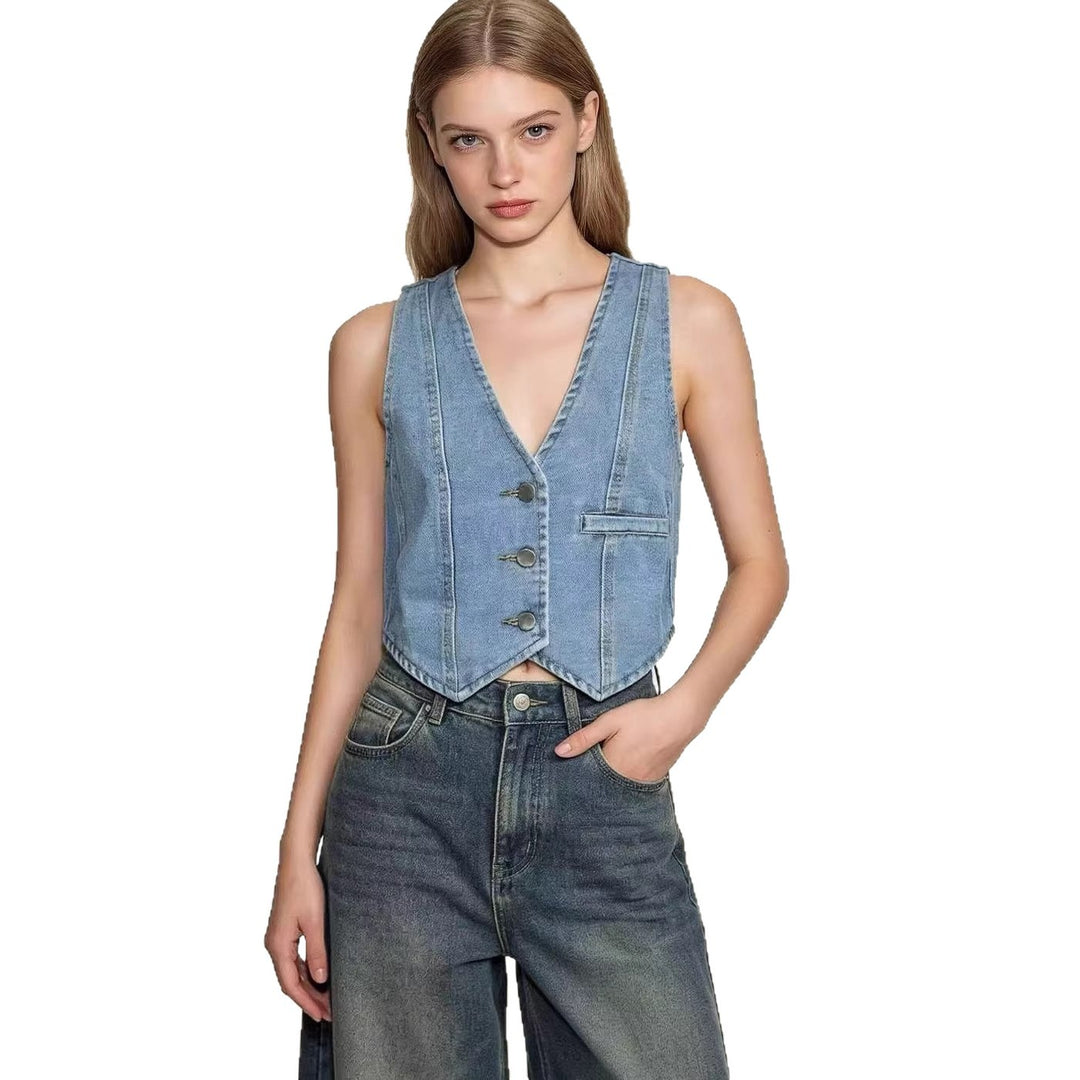 Damen Jeansexperience Weste R&B
