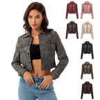 Damen modische kurz geschnittene jacke
