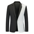 Herren kontrastierender Blazer mit modernem Schnitt R&B