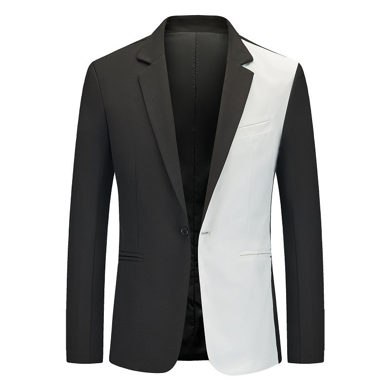 Herren kontrastierender Blazer mit modernem Schnitt R&B