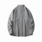 Herren Langarmhemd mit elegantem Streifenmuster und bequemen Passform