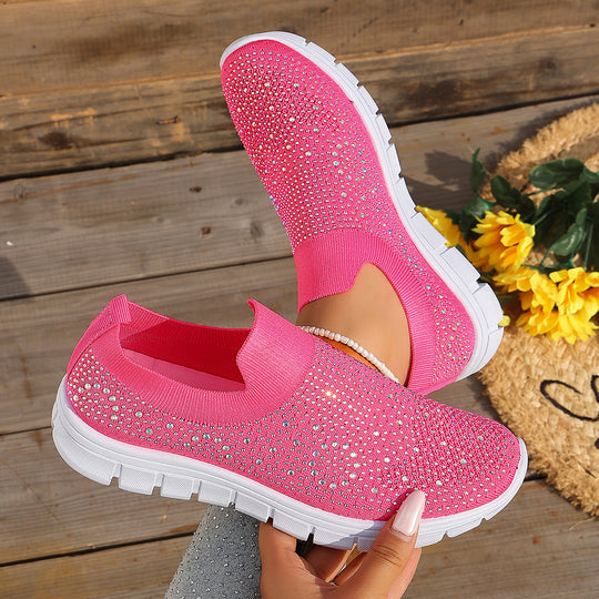 Damen Bequeme Slip-On Sneakers mit atmungsaktivem Obermaterial R&B