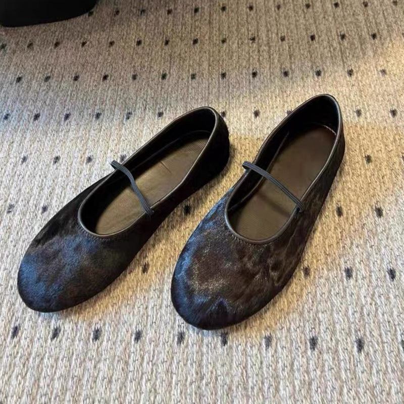Damen Ballerinas mit flexiblem Riemendesign und komfortablem Fußbett R&B