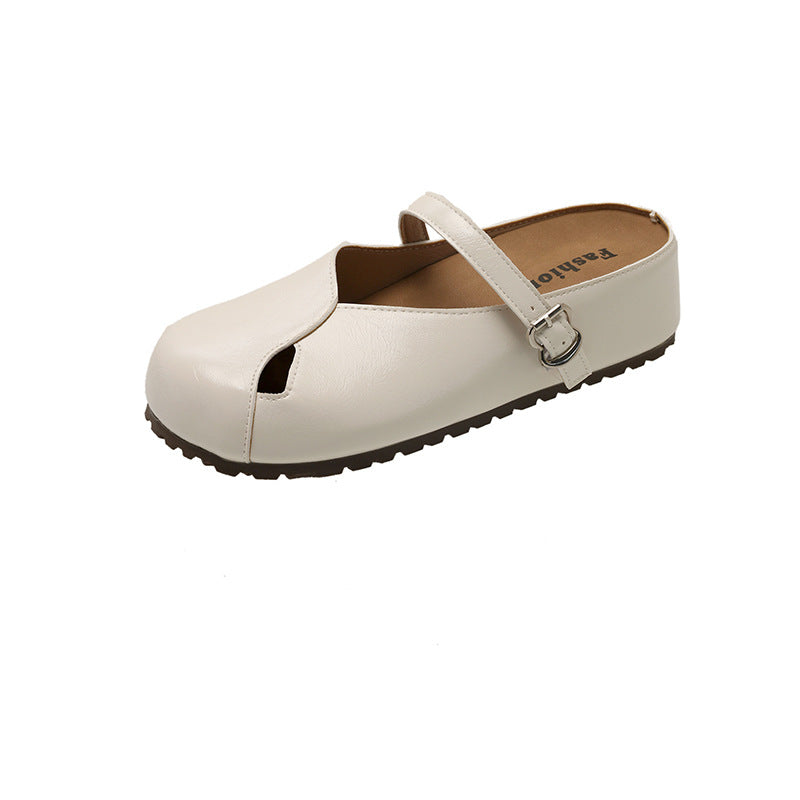 Damen Komfortable Clogs mit verstellbarem Riemen R&B