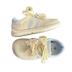 Damen Sportliche Sneakers mit verspieltem Schleifendetail