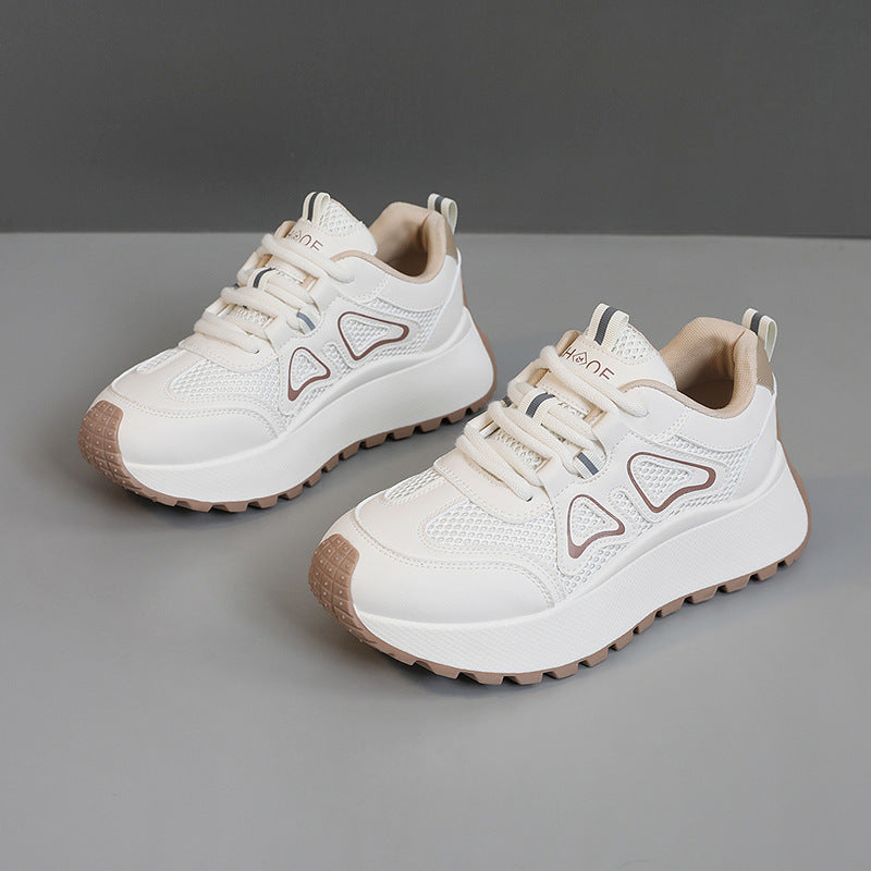 Damen Sportliche Sneakers mit atmungsaktiver Mesh-Oberfläche und stoßdämpfender Sohle R&B