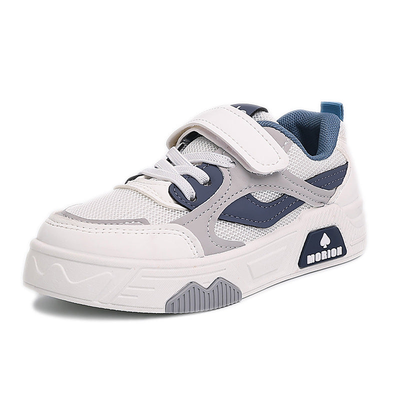 Damen Sportliche Kindersneaker mit praktischen Klettverschluss und atmungsaktiver Mesh-Oberfläche R&B