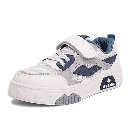 Damen Sportliche Kindersneaker mit praktischen Klettverschluss und atmungsaktiver Mesh-Oberfläche R&B