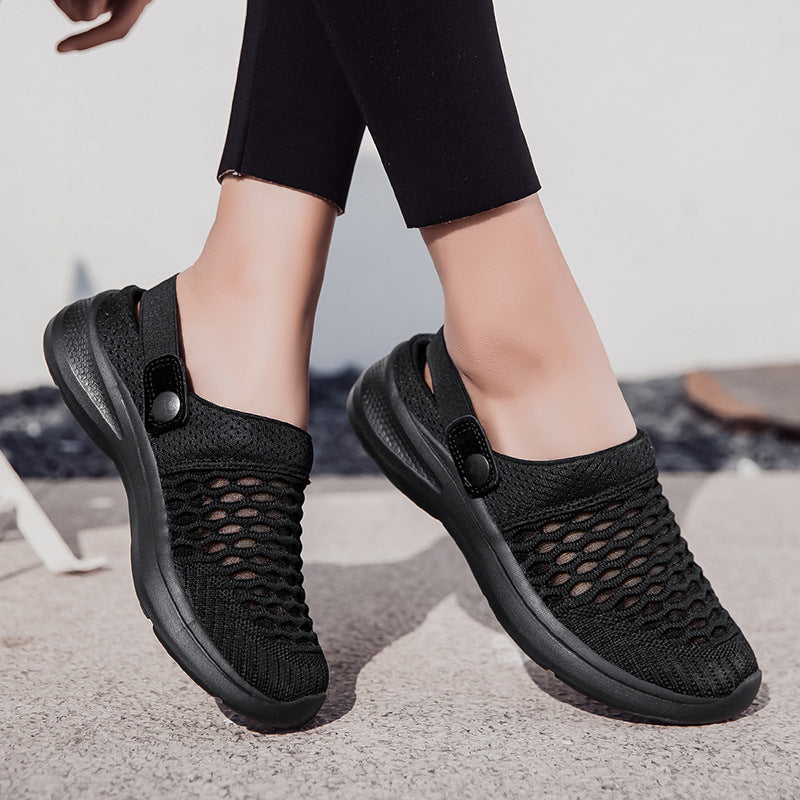 Damen Atmungsaktive Freizeitclogs mit praktischem Fersenriemen R&B