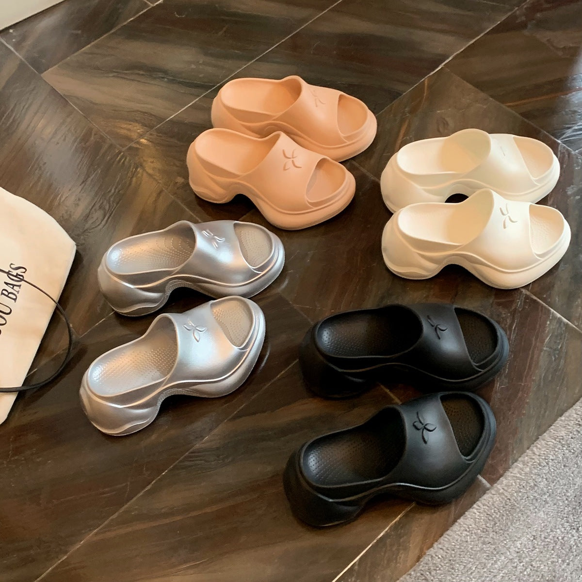 Damen Bequeme Hausschuhe im modernen Design R&B