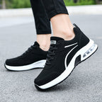 Herren nan luftgedämpfter City-Sneaker mit ergonomischer EVA-Zwischensohle und gepolsterter Knöchelmanschette R&B