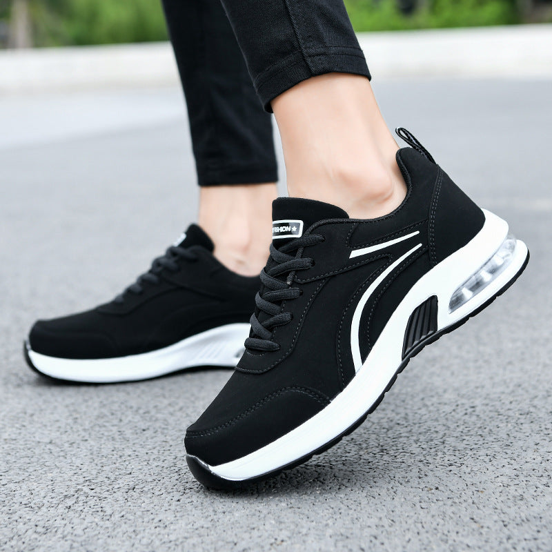 Herren nan luftgedämpfter City-Sneaker mit ergonomischer EVA-Zwischensohle und gepolsterter Knöchelmanschette R&B