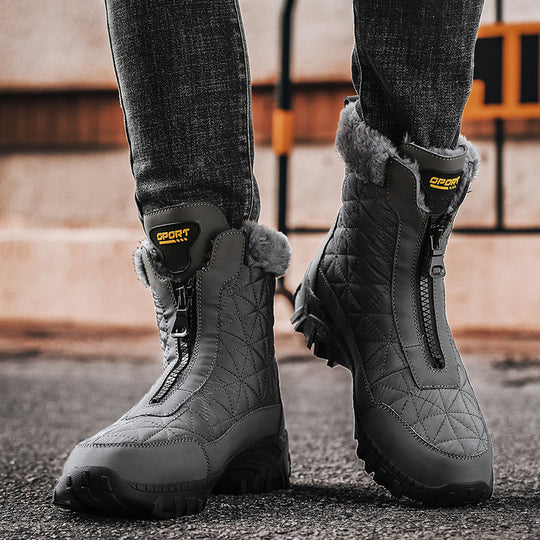 Damen Winterstiefel mit isolierender Innenausstattung und rutschfester Außensohle R&B