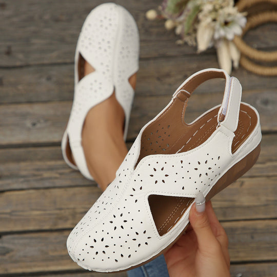 Damen Bequeme und elegante Sandalen mit luftigen Ausschnitten R&B