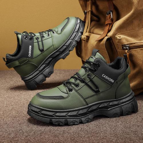 Herren Bequeme Wanderstiefel mit rutschfester Sohle R&B