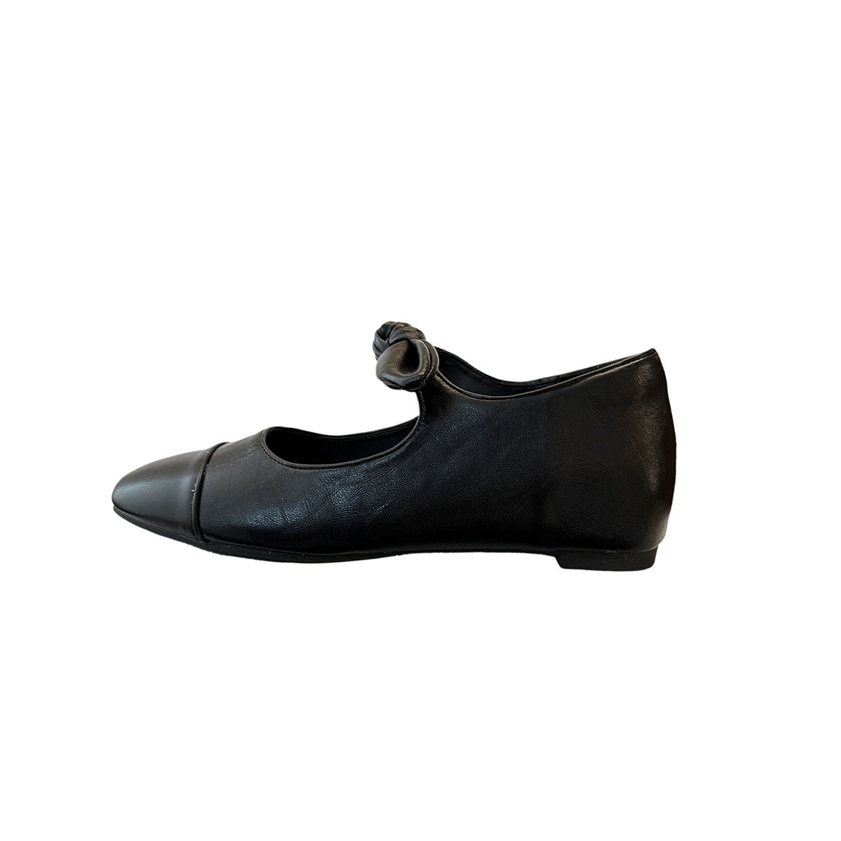 Damen Ballerinas mit elegantem Knoten-Detail und hochwertiger Premium-Leder-Oberfläche R&B
